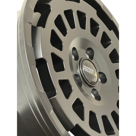 8,5x18 ET50 Twin-Monotube-Projekt-AT-HD Monobloc Alufelge in schwarz für Ford Transit Custom II